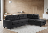James Black Reversible Sectional | Olivia Furniture