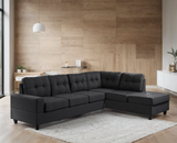 James Black Reversible Sectional | Olivia Furniture