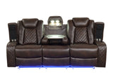 Luz Brown 3-Piece Reclining Set | Olivia Furniture