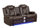 Luz Brown 3-Piece Reclining Set | Olivia Furniture