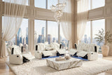 Luz White 3-Piece Reclining Set | Olivia Furniture