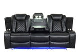 Luz Black 3-Piece Reclining Set | Olivia Furniture