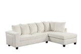 Madan Beige Reversible Sectional | Olivia Furniture