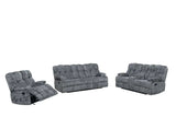 Martina Charcoal 3-Piece Reclining Set | Olivia Furniture