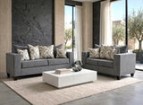 Monroe Charcoal Sofa and Loveseat | Olivia Furniture