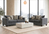Monroe Steel Gray Sofa and Loveseat | Olivia Furniture
