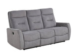 Nina Gray 3-Piece Power Reclining Set | Olivia Furniture
