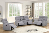 Nina Gray 3-Piece Power Reclining Set | Olivia Furniture