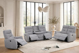 Nina Gray 3-Piece Power Reclining Set | Olivia Furniture