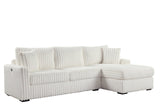 Sol Beige Reversible Sectional | Olivia Furniture