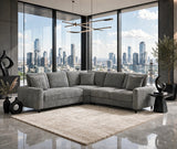 Stella Gray Sectional | Olivia Furniture