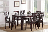 Sunset Brown Dining Set (Table & 6 Chairs) | Olivia Furniture