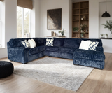 Tarbert Blue Sectional | Olivia Furniture
