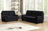 Tiffany Black 2-Piece Living Room Set | Olivia Furniture