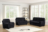 Tiffany Black 2-Piece Living Room Set | Olivia Furniture