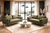 Vanti Green 2-Piece Living Room Set (Sofa & Loveseat) | Olivia Furniture