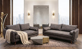 Vanti Dark Gray 2-Piece Living Room Set (Sofa & Loveseat) | Olivia Furniture