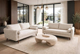 Vanti Beige 2-Piece Living Room Set (Sofa & Loveseat) | Olivia Furniture