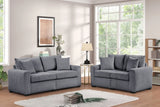 Norvix Charcoal Living Room Set | Olivia Furniture