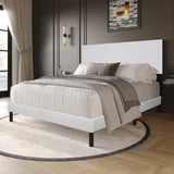 Opal White Queen Platform Bed | Olivia Furniture
