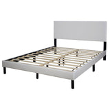 Opal White Queen Platform Bed | Olivia Furniture