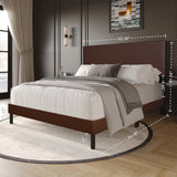 Opal Brown Full Platform Bed | Olivia Furniture