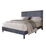 Arianne Gray Full Platform Bed | Olivia Furniture