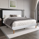 Snowflake White Twin Platform Bed | Olivia Furniture