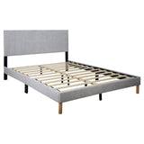 Snowflake Light Gray Full Platform Bed | Olivia Furniture
