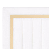 Goodline Off White Boucle Upholstered Twin Bed | Olivia Furniture