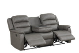 Hope Gray 3-Piece Reclining Living Room Set | Olivia Furniture