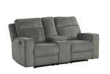 Hudson Dark Gray 3-Piece Reclining Living Room Set | Olivia Furniture