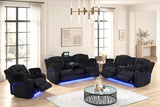 HulkBlack 3-Piece Power Reclining Set | Olivia Furniture