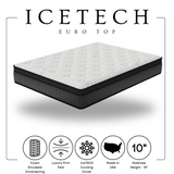 Icetech 10" Euro Top Full Mattress | Olivia Furniture