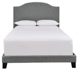 Inigo Gray King Platform Bed | Olivia Furniture