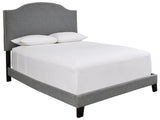 Inigo Gray King Platform Bed | Olivia Furniture