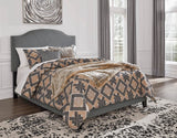 Inigo Gray Queen Platform Bed | Olivia Furniture