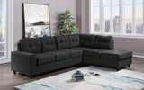 James Black Reversible Sectional | Olivia Furniture