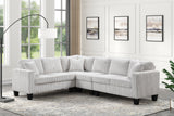 Logan Beige Reversible Sectional | Olivia Furniture