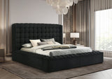 Madonna Black Queen Storage Platform Bed | Olivia Furniture