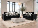Monroe Black Sofa & Loveseat | Olivia Furniture