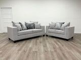 Monroe Dove Sofa & Loveseat | Olivia Furniture