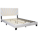 Nico White Queen Platform Bed | Olivia Furniture