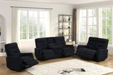 Nina Black 3-Piece Power Reclining Set | Olivia Furniture
