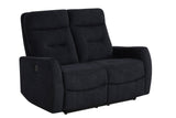 Nina Black 3-Piece Power Reclining Set | Olivia Furniture