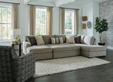 Nova Sand Double Chaise Sectional – image 2 | Olivia Furniture