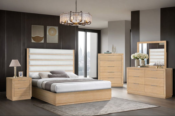 Oslo Beige 5-Piece Bedroom Set – product image 1 | Olivia Furniture
