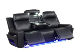 Rolls Royce Black Power Reclining Set | Olivia Furniture