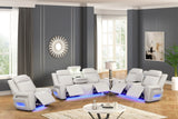 Rolls Royce Sand Power Reclining Set | Olivia Furniture