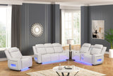 Rolls Royce Sand Power Reclining Set | Olivia Furniture